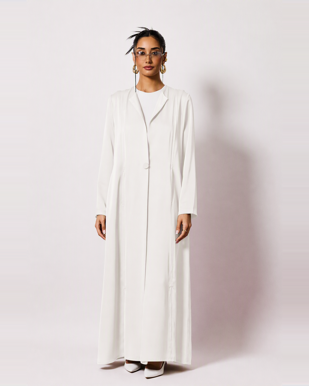 Riva Abaya in White by FILO – view 4