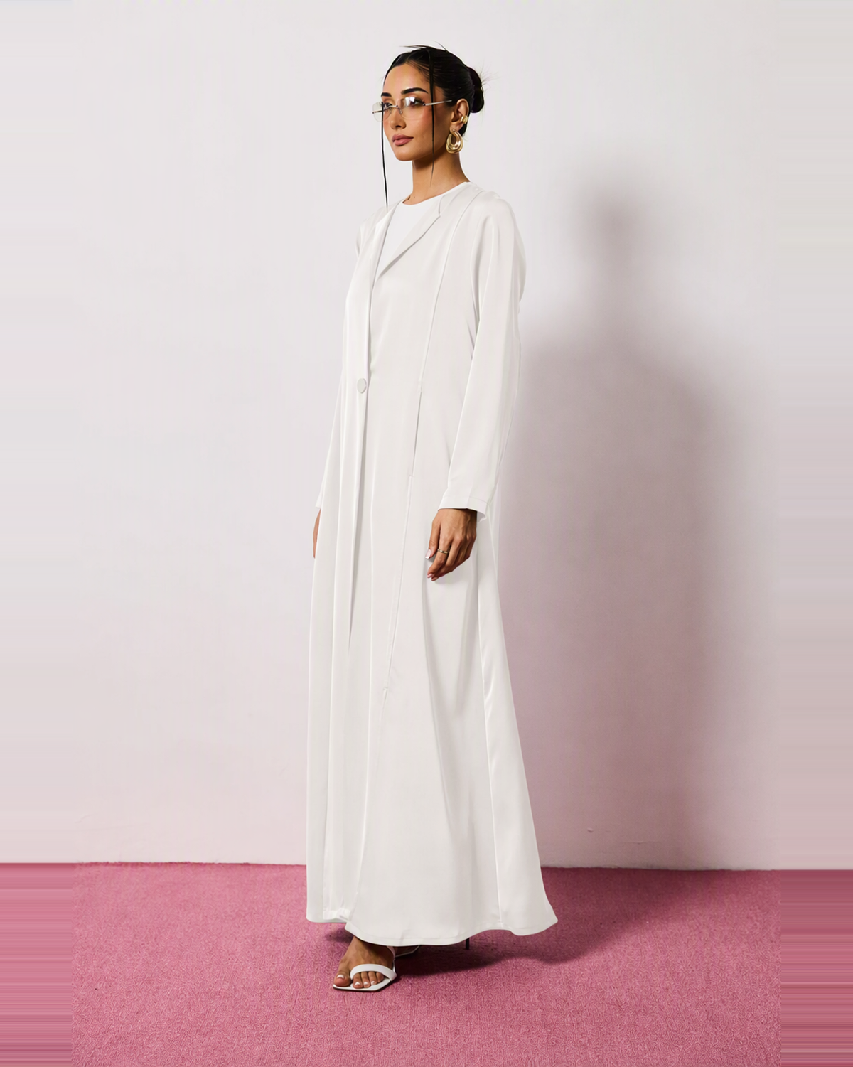 Riva Abaya in White by FILO – view 2