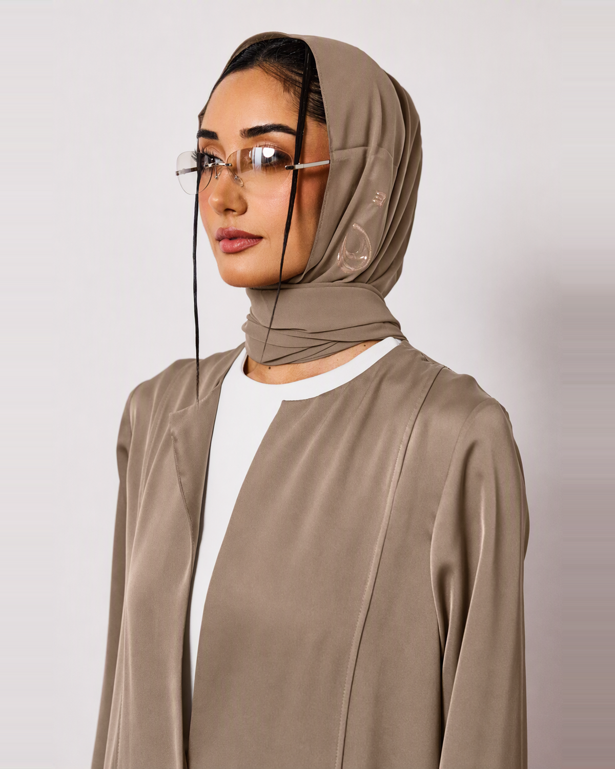 Riva Abaya in Warm Taupe by FILO – view 5