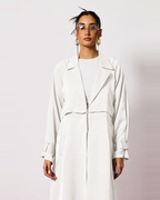 Ayla Abaya in White by FILO – view 4