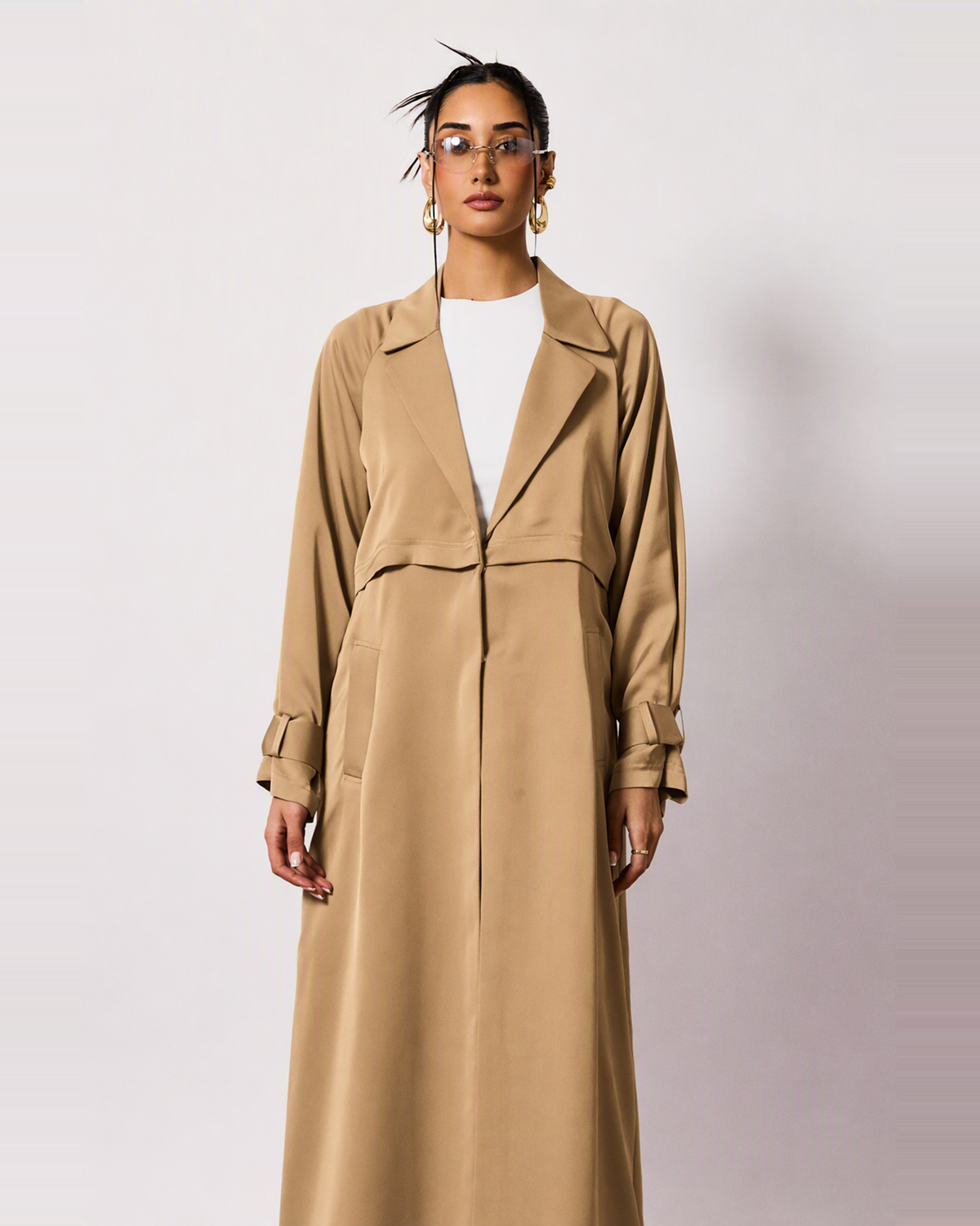 Ayla Abaya in Camel by FILO – view 4