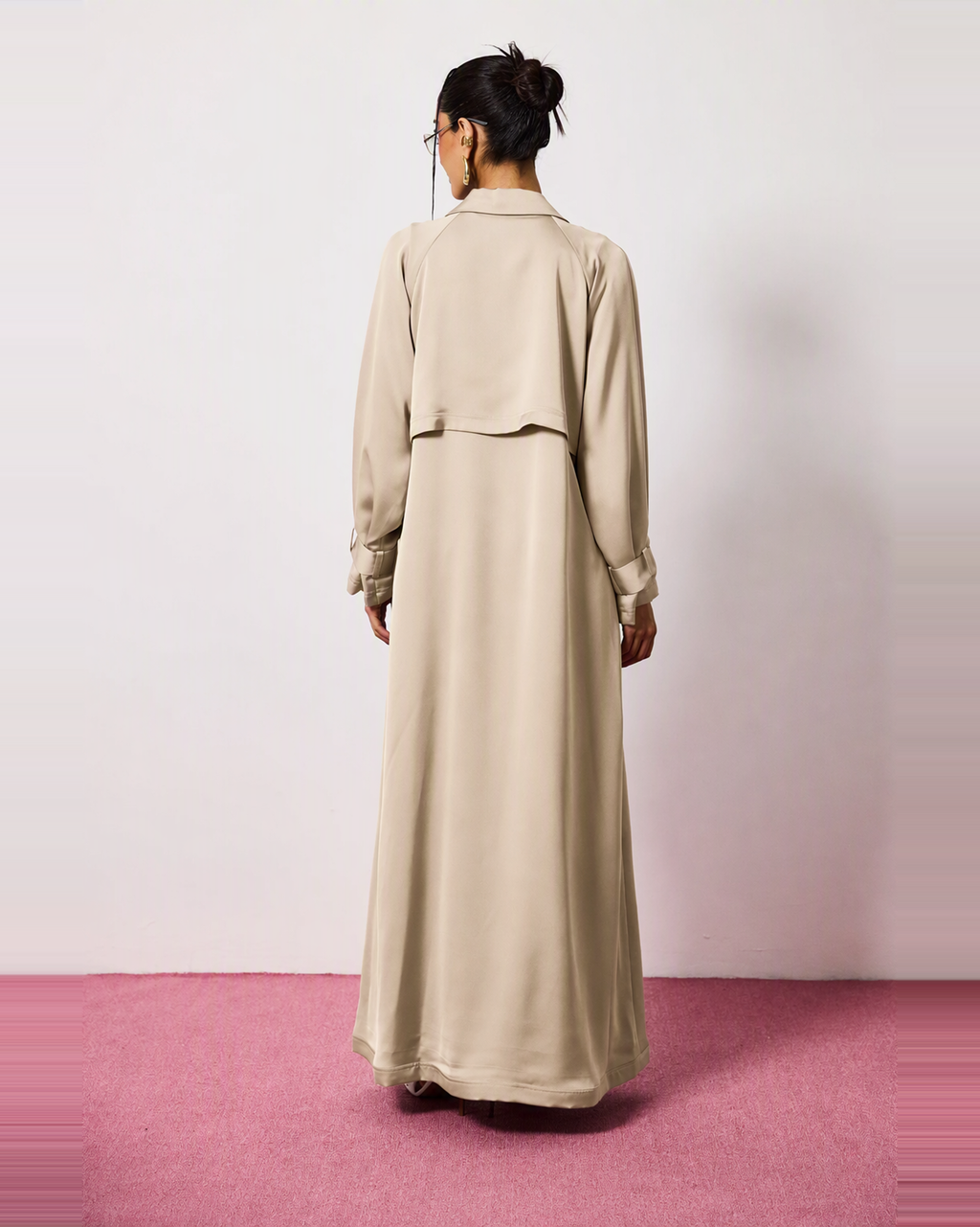 Ayla Abaya in Sand Beige by FILO – view 3