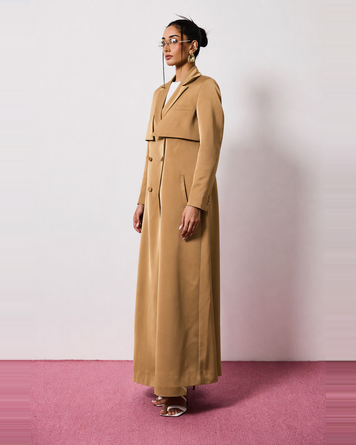 Mira Abaya in Camel by FILO – view 2