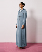 Mira Abaya in Dusty Blue by FILO – view 2