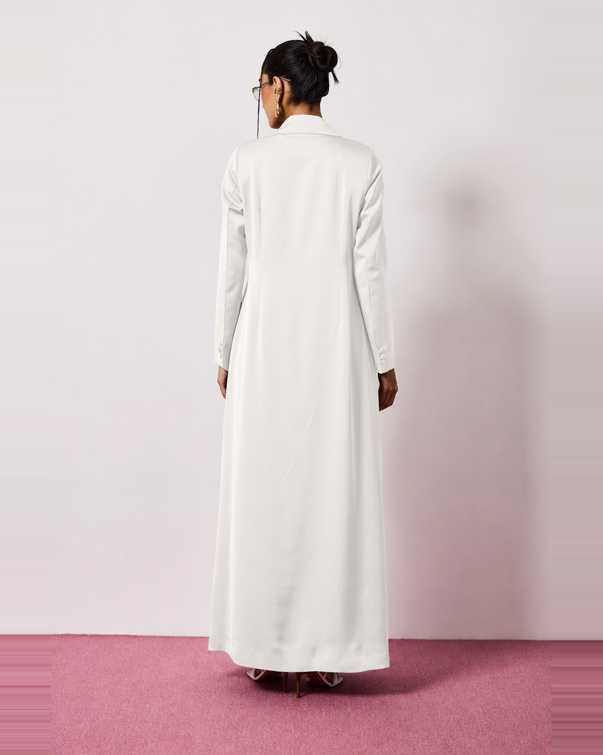 Mira Abaya in White by FILO – view 3