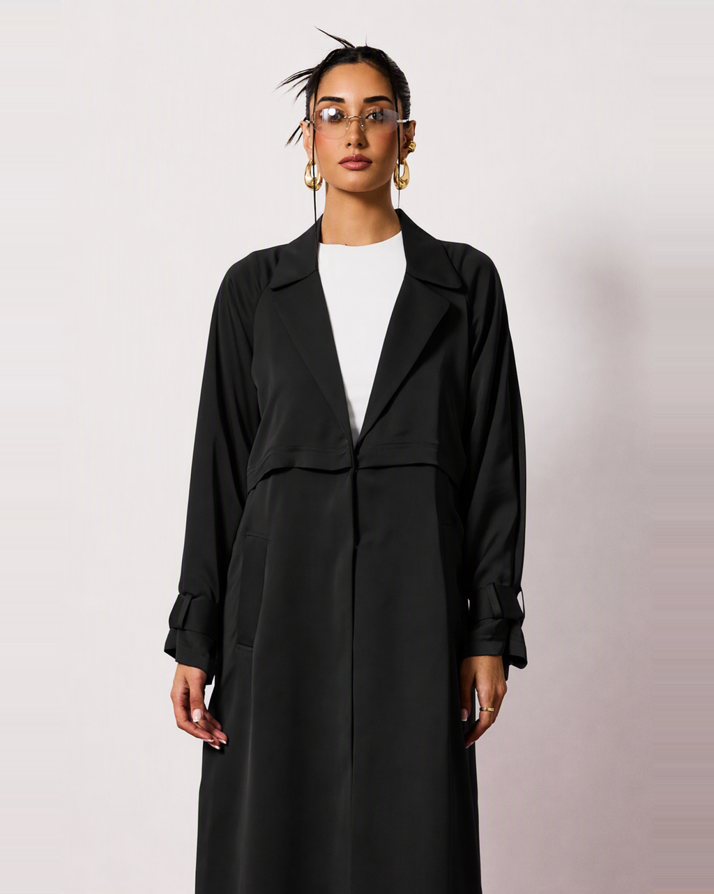 Ayla Abaya in Black by FILO – view 4
