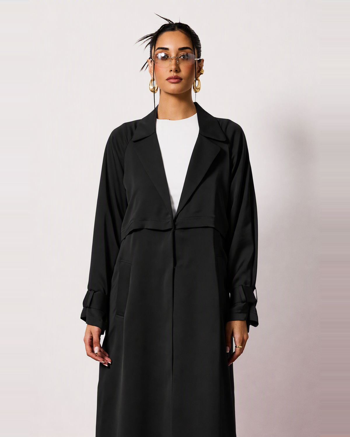Ayla Abaya in Black by FILO – view 4