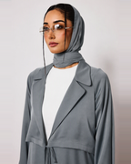 Ayla Abaya in Blue Grey by FILO – view 5