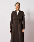 Mira Abaya in Espresso Brown by FILO – view 4