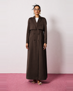 Mira Abaya in Espresso Brown by FILO