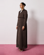 Mira Abaya in Espresso Brown by FILO – view 2