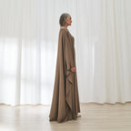 Jana abaya in Khaki by FILO, side view