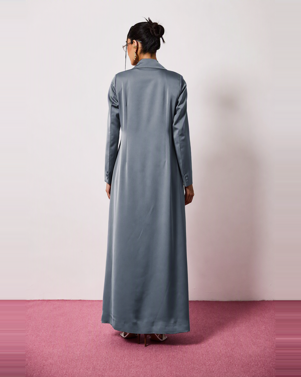 Mira Abaya in Blue Grey by FILO – view 3