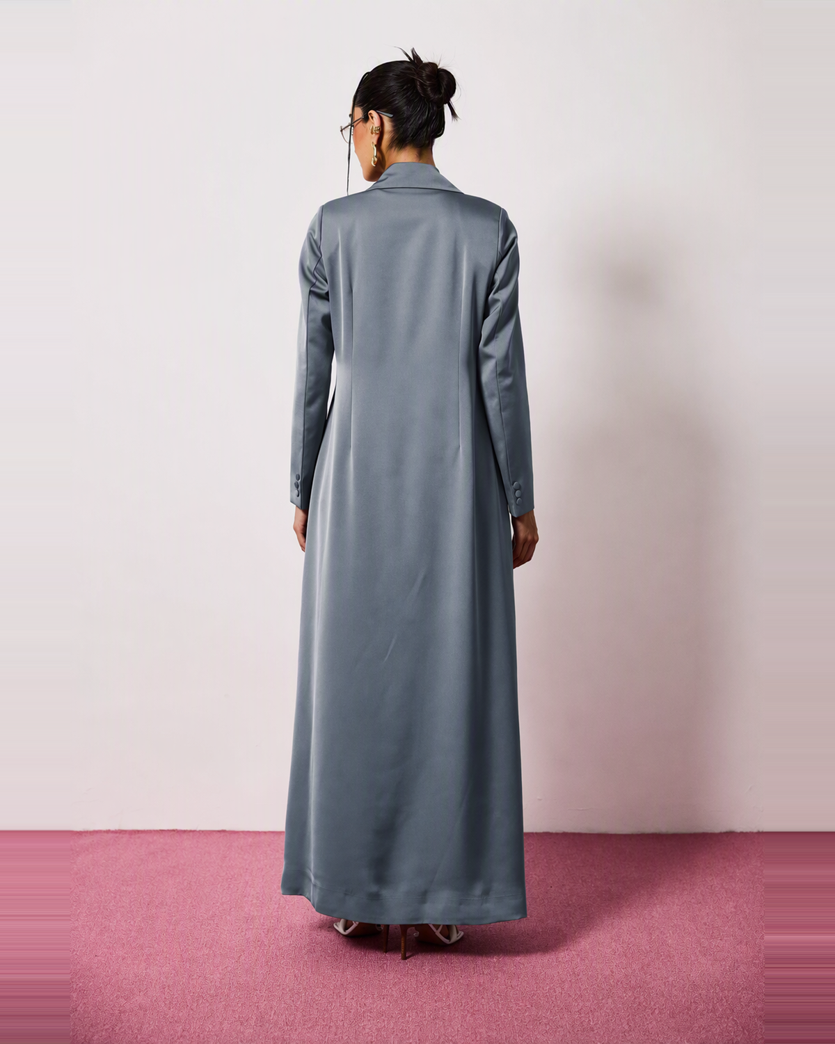Mira Abaya in Blue Grey by FILO – view 3