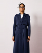 Mira Abaya in Navy Blue by FILO – view 4